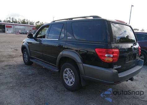 2004 Toyota Sequoia Sr5 V8 z USA, uszkodzony, nr VIN 5TDZT34A04S228666